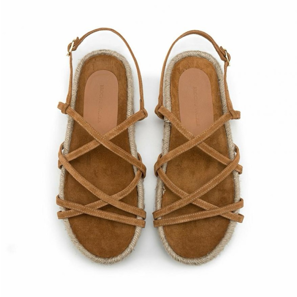 Brochu Walker Shoes | The Dawson Espadrilles Sandal Whiskey Color